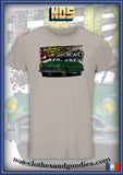 tee shirt unisex Hudson Hornet verte 1951