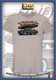tee shirt unisex Hudson Hornet bi-ton marron 1952
