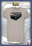 tee shirt unisex Opel Olympia P2 caravan 1962