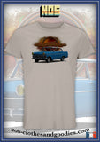 tee shirt unisex Opel Olympia P2 bleue  1960-62