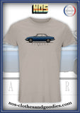 Tee shirt unisex Panhard 24 BT bleu /blanc