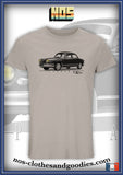 Tee shirt unisex Panhard PL17 noir et blanc