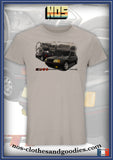 unisex t-shirt Peugeot 205 GTI black "full view"