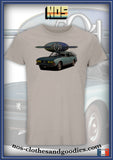 tee shirt Peugeot 504 coupé verte