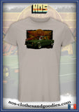 tee shirt unisex VW caddy green