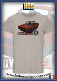 unisex t-shirt VW Caddy orange coat of arms