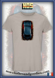 VW Cox unisex t-shirt blue top view