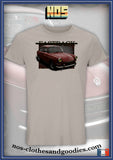 Tee-shirt unisex VW  fastback rouge