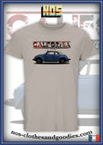 tee shirt unisex VW cox cab 1303 usa super beetle 1979 california