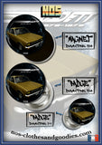 Badge / magnet/ porte clé décpasuleur Opel Kadett C 1200 coupé 73/79