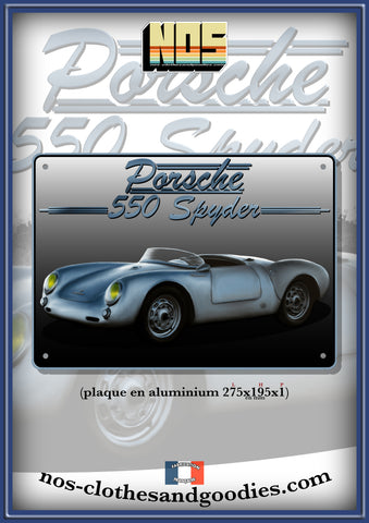 Plaque Métal Vintage Porsche 911 - Décoration Murale (Neuf)