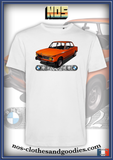tee shirt unisex  BMW 1602 orange