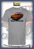tee shirt unisex  BMW 1602 orange