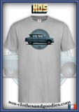 Citroën Ami 6 blue unisex t-shirt "Profile"