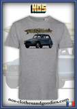 unisex t-shirt Citroën Dyane blue 1981