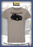 Fiat topolino 500C gray unisex t-shirt