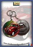 Badge / Magnet / porte clé décapsuleur Fiat topolino 500A rouge